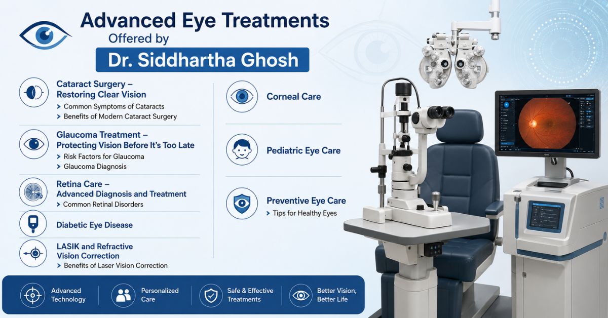 Advanced Eye Treatments Offered by Dr. Siddhartha Ghosh